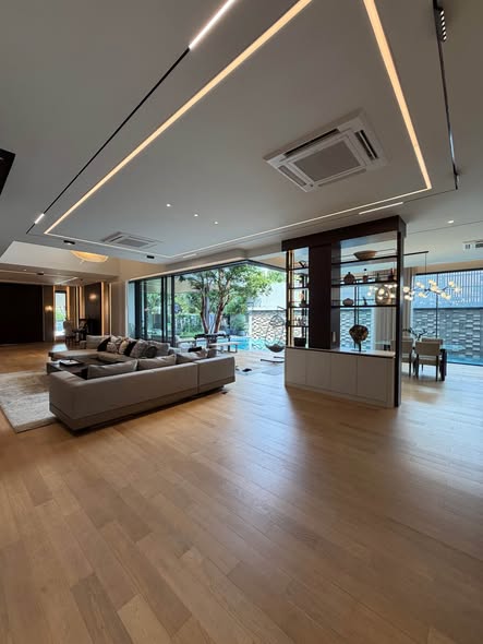 living room of Ketsini Ville