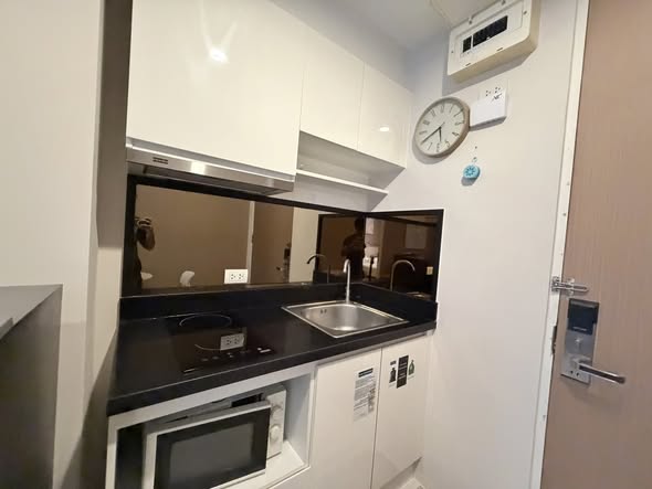 kitchen of อัพเอกมัยคอนโดมิเนียม
