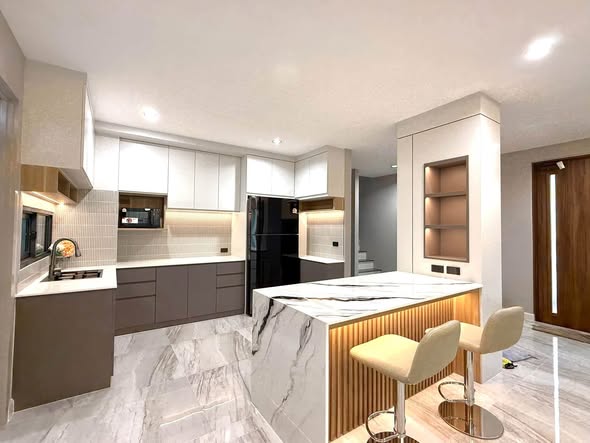 kitchen of บ้านกลางเมือง ดิ อิดิชั่น บางนา