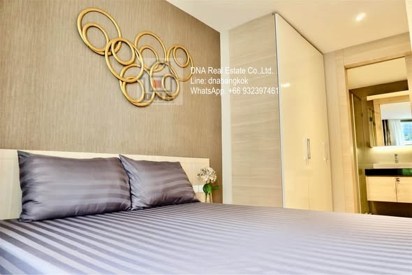 bedroom of Klass Silom Condo
