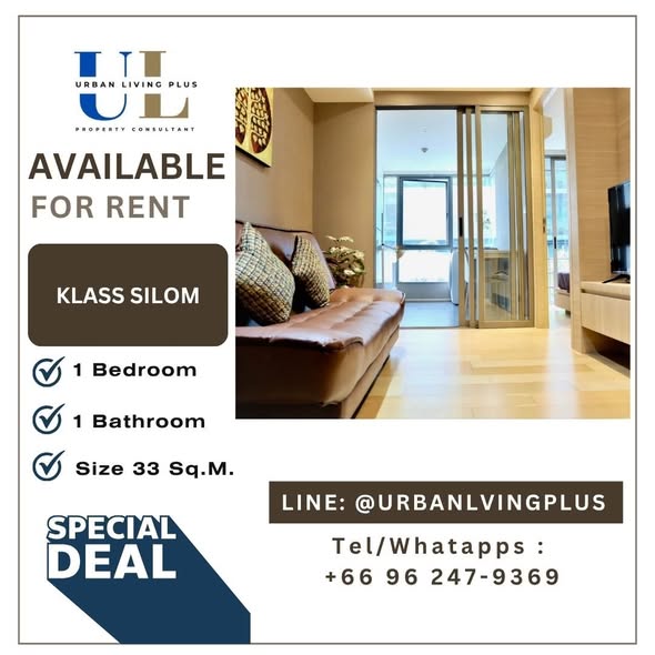bedroom of Klass Silom Condo