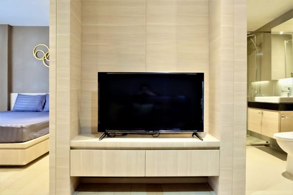 bedroom of Klass Silom Condo