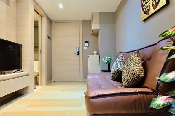 living room of Klass Silom Condo