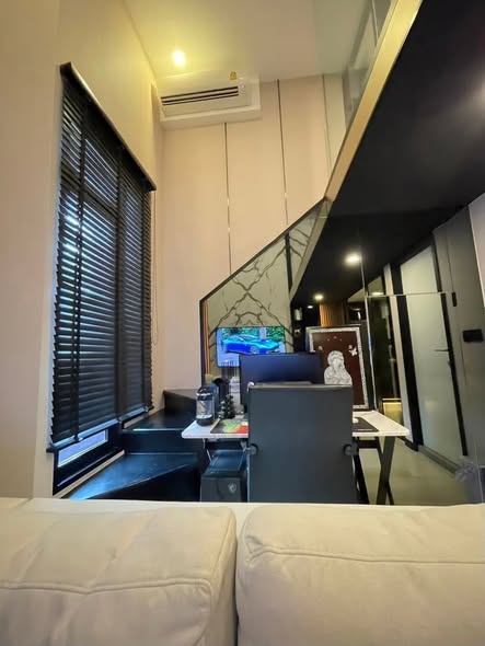 living room and bedroom and room interior of KnightsBridge Prime Sathon
