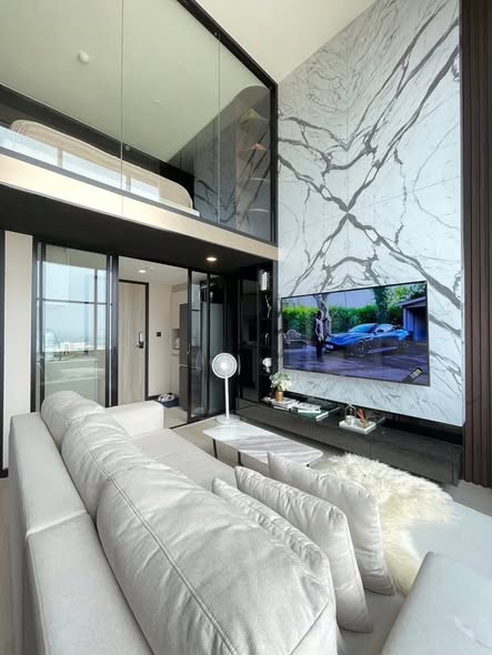 living room and room interior of KnightsBridge Prime Sathon