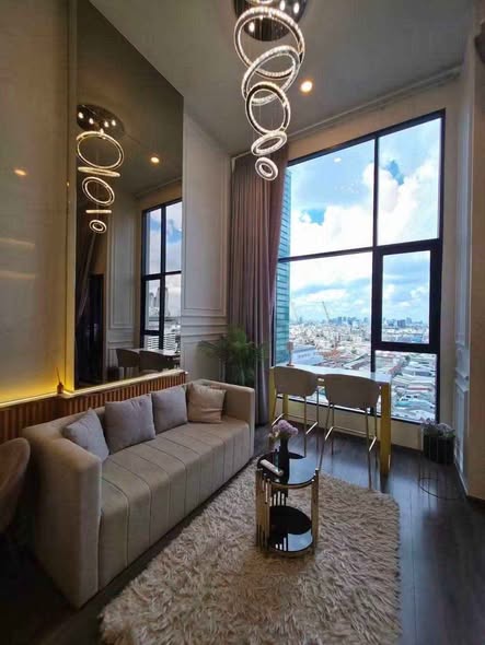 living room of KnightsBridge Space Rama9