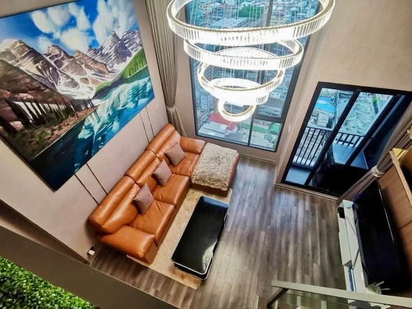 living room of KnightsBridge Space Rama9