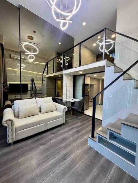 living room of KnightsBridge Space Ratchayothin