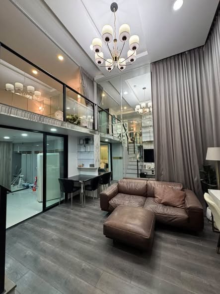 living room and room interior of KnightsBridge Space Ratchayothin