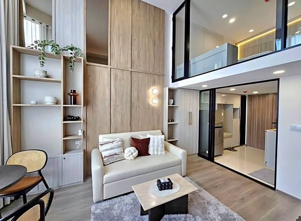 living room of KnightsBridge Space Sukhumvit-Rama 4