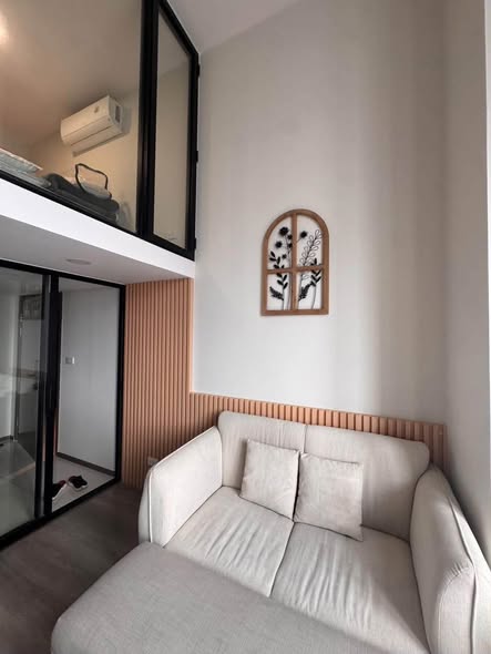 living room and bedroom of KnightsBridge Space Sukhumvit-Rama 4