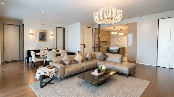 living room of KRAAM Sukhumvit 26 (คราม สุขุมวิท 26)
