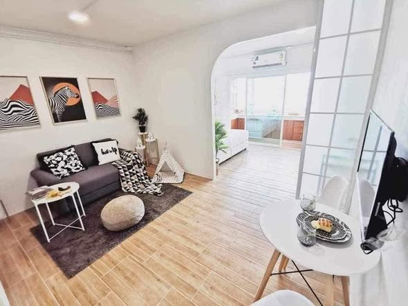living room of Lanna Nakorn Condominium Building C ลานนานคร คอนโด เชียงใหม่