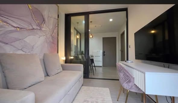living room and room interior of Life Asoke Hype