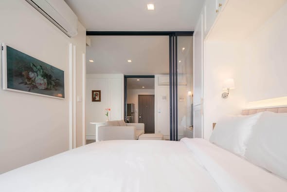 bedroom and room interior of Life Ladprao Valley