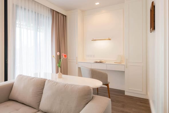 living room and bedroom of Life Ladprao Valley