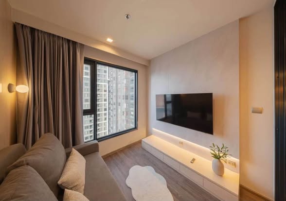 living room and bedroom of Life Ladprao Valley