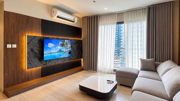 bedroom and living room of Life One Wireless