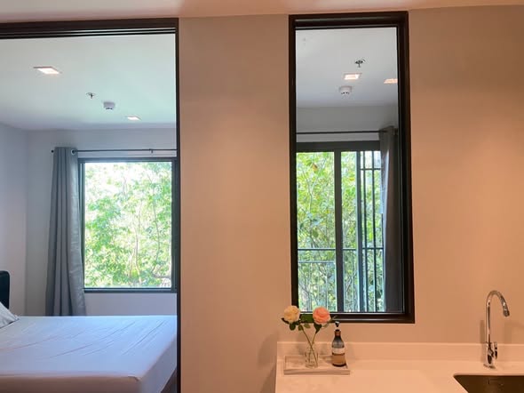 bedroom and room interior of Life Sathorn Sierra ไลฟ์ สาทร เซียร์รา