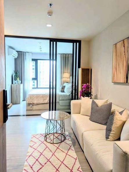 living room of Life Sathorn Sierra ไลฟ์ สาทร เซียร์รา