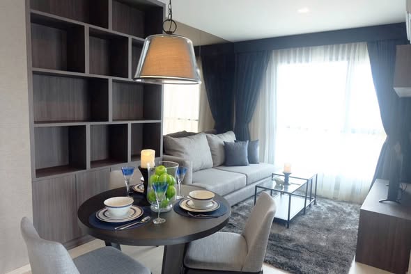 living room of Life Sukhumvit 48