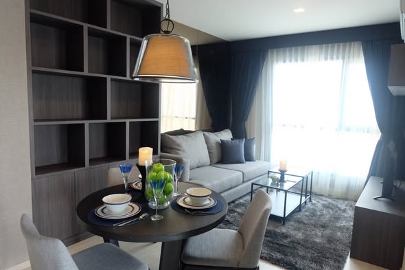 living room of Life Sukhumvit 48