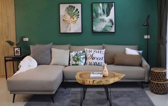 living room of โกลเด้น ทาวน์ รามอินทรา-คู้บอน