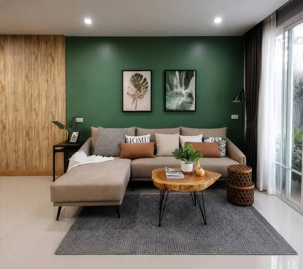 living room of โกลเด้น ทาวน์ รามอินทรา-คู้บอน