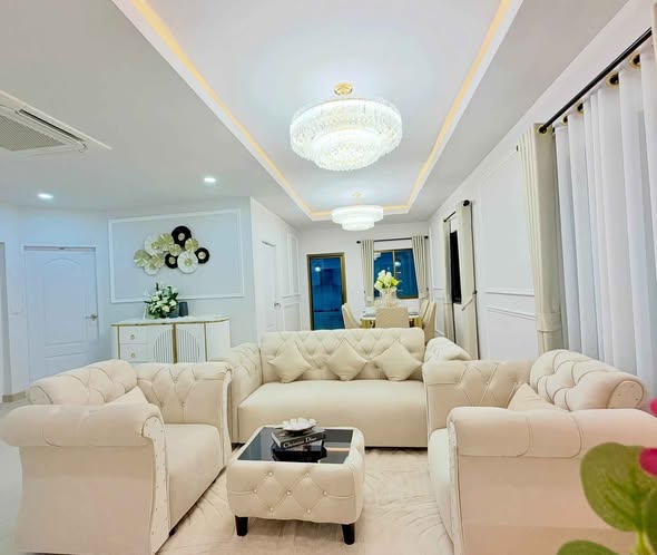 living room of บ้านเดี่ยวชั้นเดียว