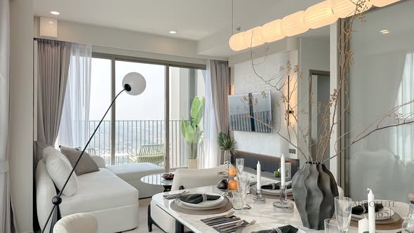 living room and bedroom of วิสซ์ดอม เดอะ ฟอเรสเทียส์