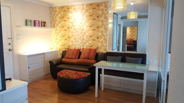 living room of LPN Place Rama 9 Building C