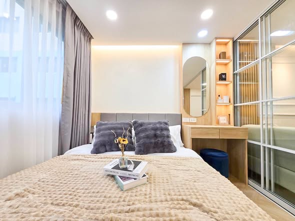 bedroom of Lumpini Center Lad Prao 111