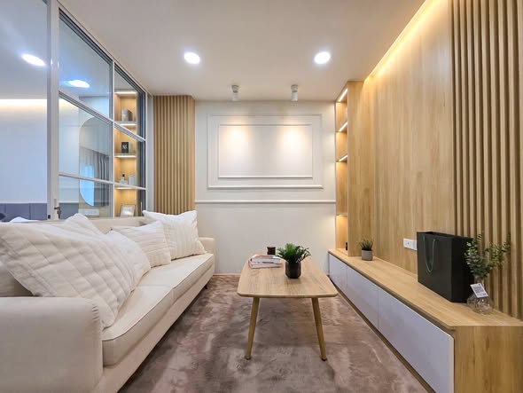 bedroom and bathroom of Lumpini Center Lad Prao 111