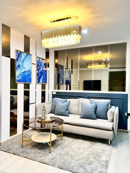 living room of Lumpini Condo Town Bodindecha-Ramkhamhaeng