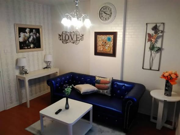 living room of Lumpini Condo Town Bodindecha-Ramkhamhaeng