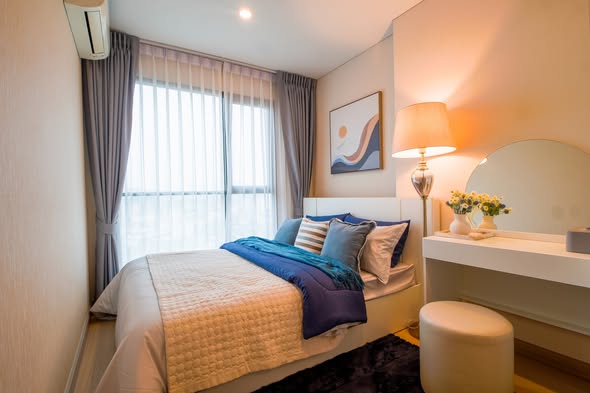 bedroom of Lumpini Park Phahon32