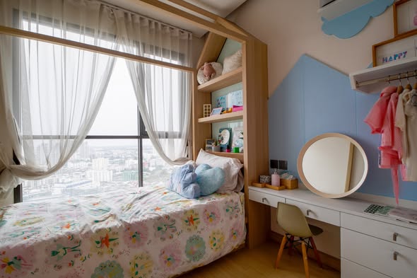 bedroom of Lumpini Park Phahon32