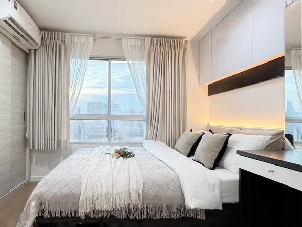 bedroom of Lumpini Park Rama 9 – Ratchada