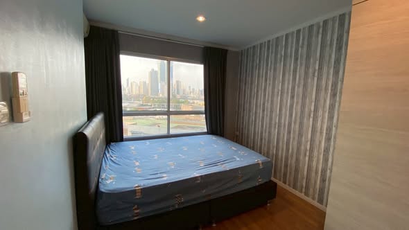 bedroom of Lumpini Park Rama 9 – Ratchada