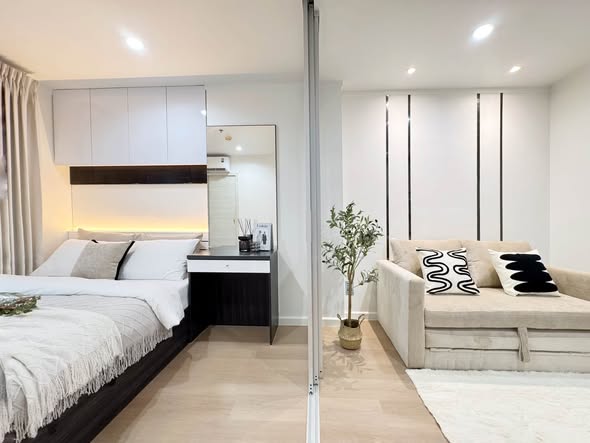 bedroom and room interior of Lumpini Park Rama 9 – Ratchada