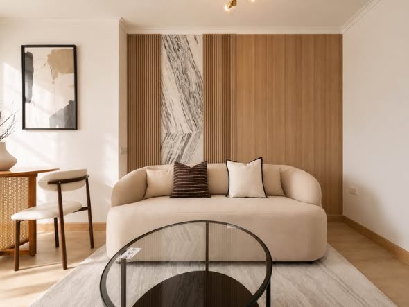 living room of Lumpini Park Riverside Rama 3