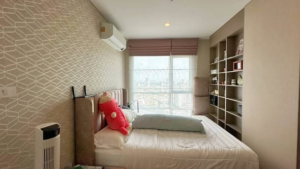 bedroom of Lumpini Place Ratchada-Sathu