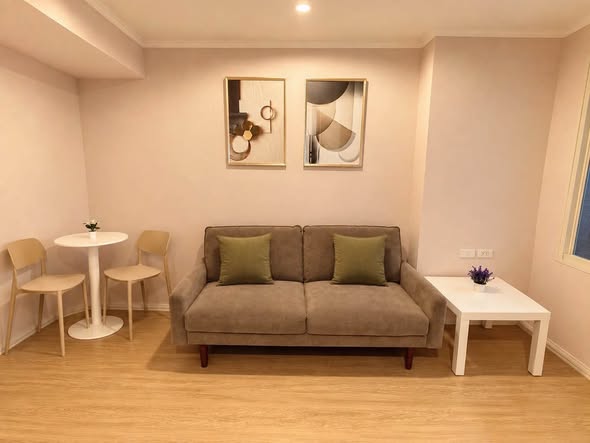 living room of Lumpini Place Ratchada-Tha Phra