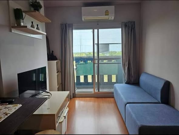 living room and bedroom of Lumpini Seaview Cha-am