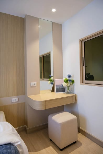 bedroom and bathroom of Lumpini Ville Cultural Center