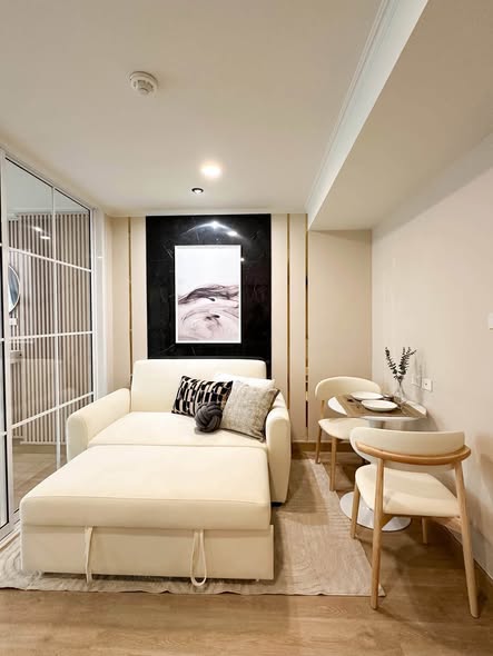 living room and bedroom of Lumpini Ville Cultural Center