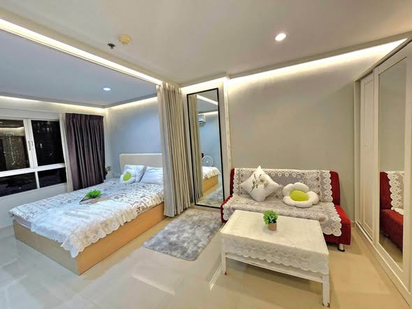 bedroom of Lumpini Ville Ramkhamhaeng 44