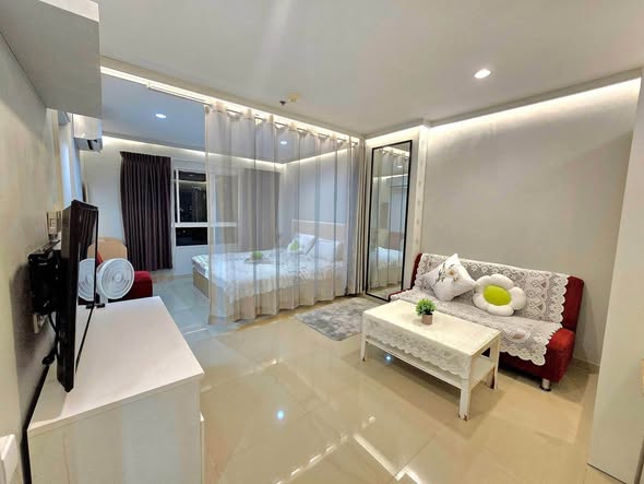 living room and bedroom and room interior of Lumpini Ville Ramkhamhaeng 44