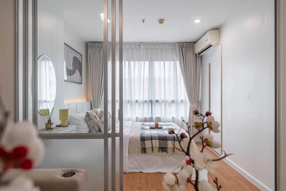 bedroom of Lumpini Ville Ramkhamhaeng 60/2
