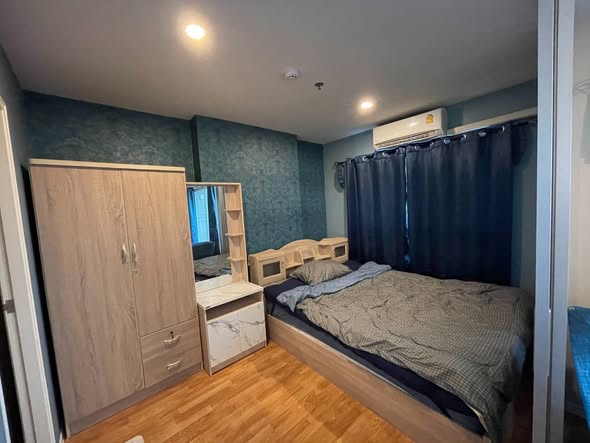 bedroom of Lumpini Ville Suk Sawat – Rama 2